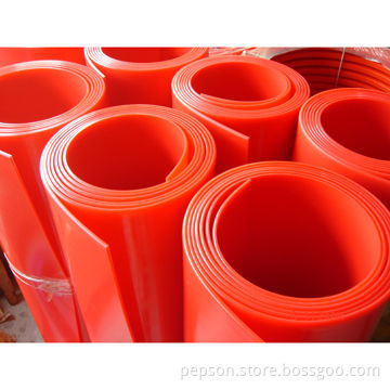 Abrasion-resistant polyurethane sheet